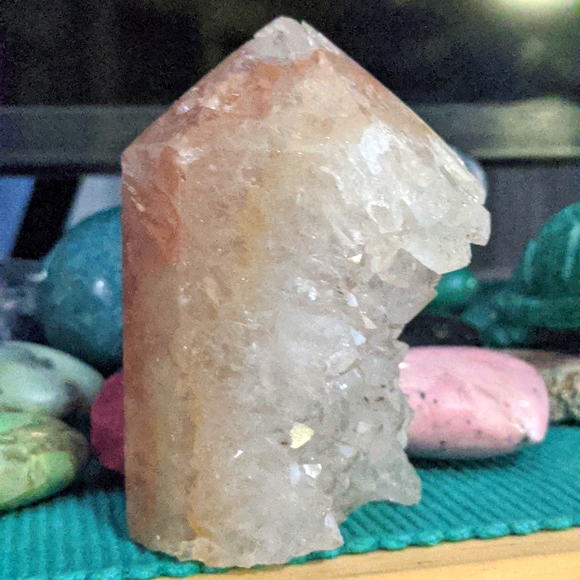Jewelry - Pink Amethyst Druzy tower